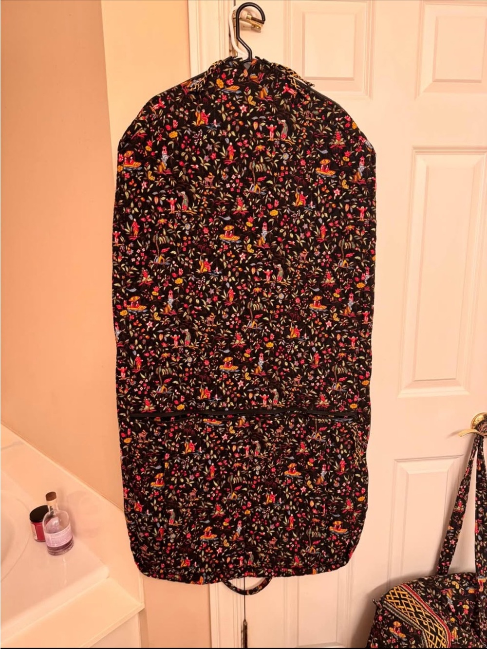 Vera Bradley Ming Floral Quilted Garment Bag